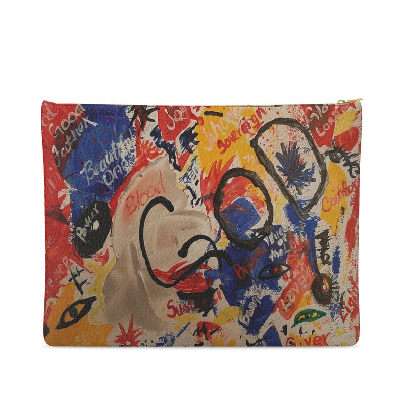 Leather Clutch Bag